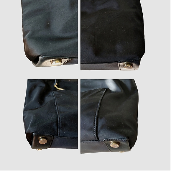 Michael Kors Nylon Leather Tote Bag - Picture 9 of 16